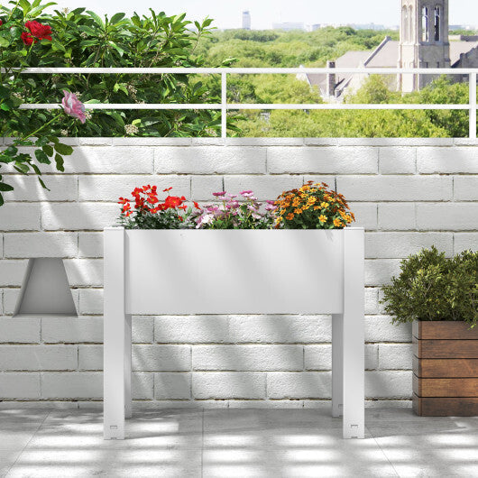53L Raised Bed Grow Box Self-Watering Planter Box Stand with Water Level Monitor-Coffee LuxuryLifeWay Online Store