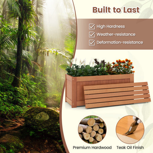 Outdoor Plant Container with Seat for Garden Yard Balcony Deck LuxuryLifeWay Online Store