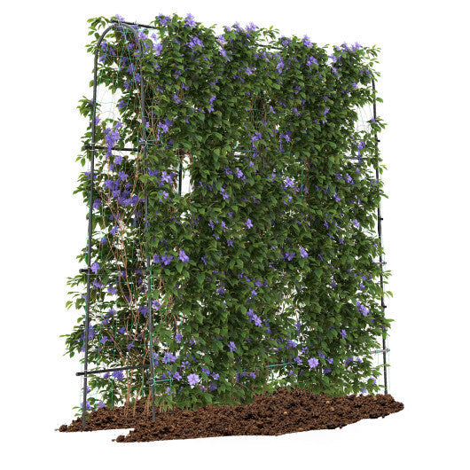 71 x 71 Inch U-Shaped Tall Garden Arched Trellis for Climbing Plants LuxuryLifeWay Online Store