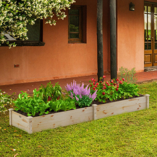 Wooden Vegetable Raised Garden Bed for Backyard Patio Balcony LuxuryLifeWay Online Store