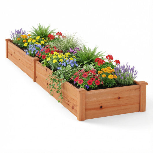 Wooden Vegetable Raised Garden Bed for Backyard Patio Balcony LuxuryLifeWay Online Store