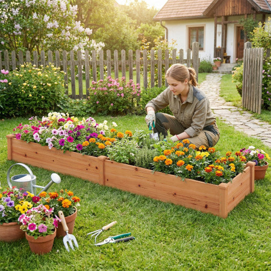 Wooden Vegetable Raised Garden Bed for Backyard Patio Balcony LuxuryLifeWay Online Store