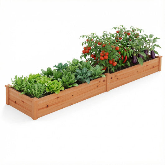 Wooden Vegetable Raised Garden Bed for Backyard Patio Balcony LuxuryLifeWay Online Store