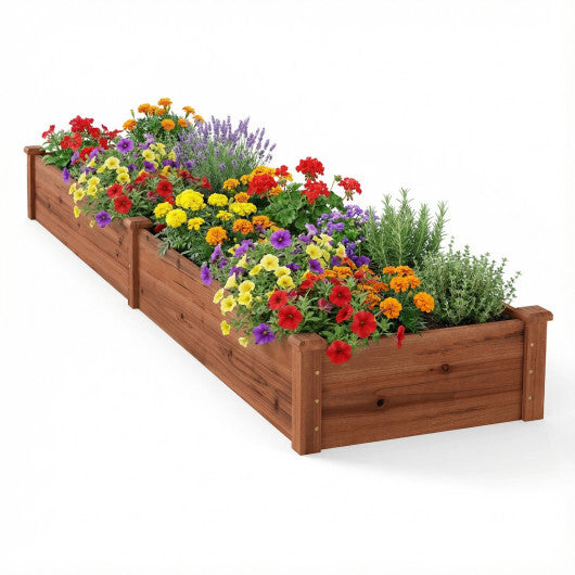 Wooden Vegetable Raised Garden Bed for Backyard Patio Balcony LuxuryLifeWay Online Store