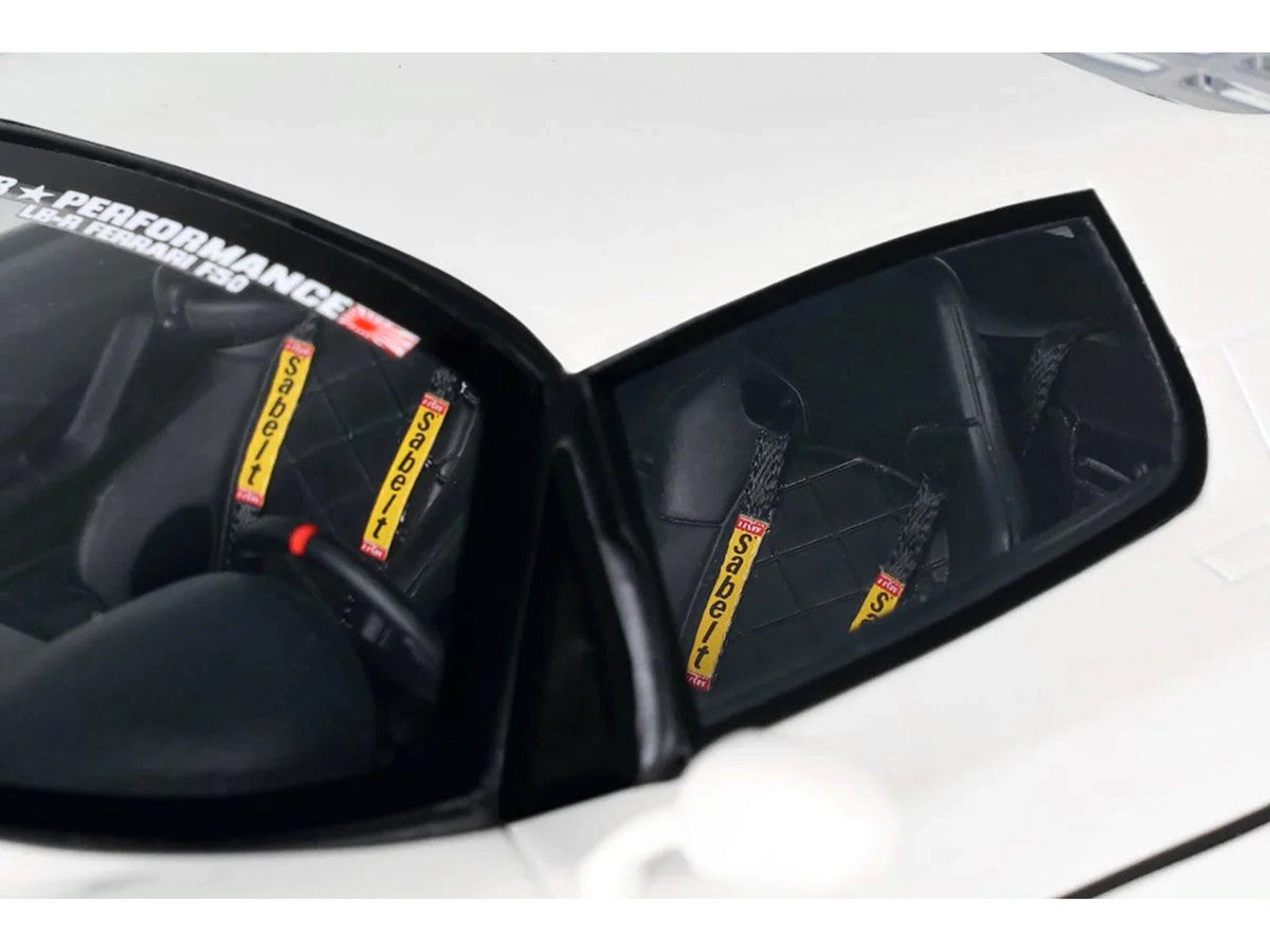 2013 LB-Works F50 White 1/18 Model Car by GT Spirit LuxuryLifeWay Online Store
