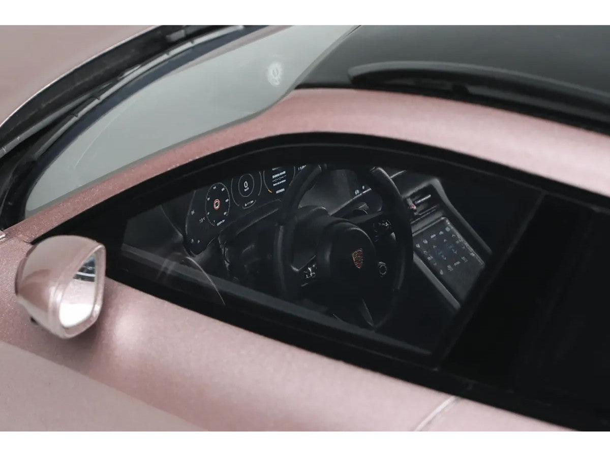 2022 Porsche Taycan Turbo S Cross Turismo Pink Metallic 1/18 Model Car by GT Spirit LuxuryLifeWay Online Store