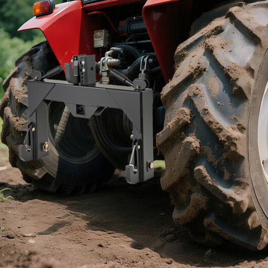 3-Point Quick Hitch with 5 Level Adjustable Bolt for Farming-Orange LuxuryLifeWay Online Store