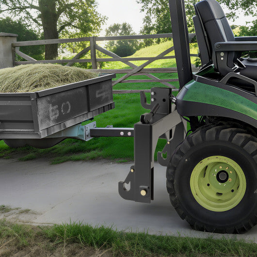 3-Point Quick Hitch with 5 Level Adjustable Bolt for Farming-Orange LuxuryLifeWay Online Store