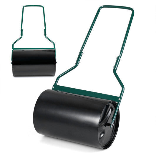 Lawn Roller 12 Gallon Water/Sand Filled Garden Drum Roller with U-shape Handle LuxuryLifeWay Online Store