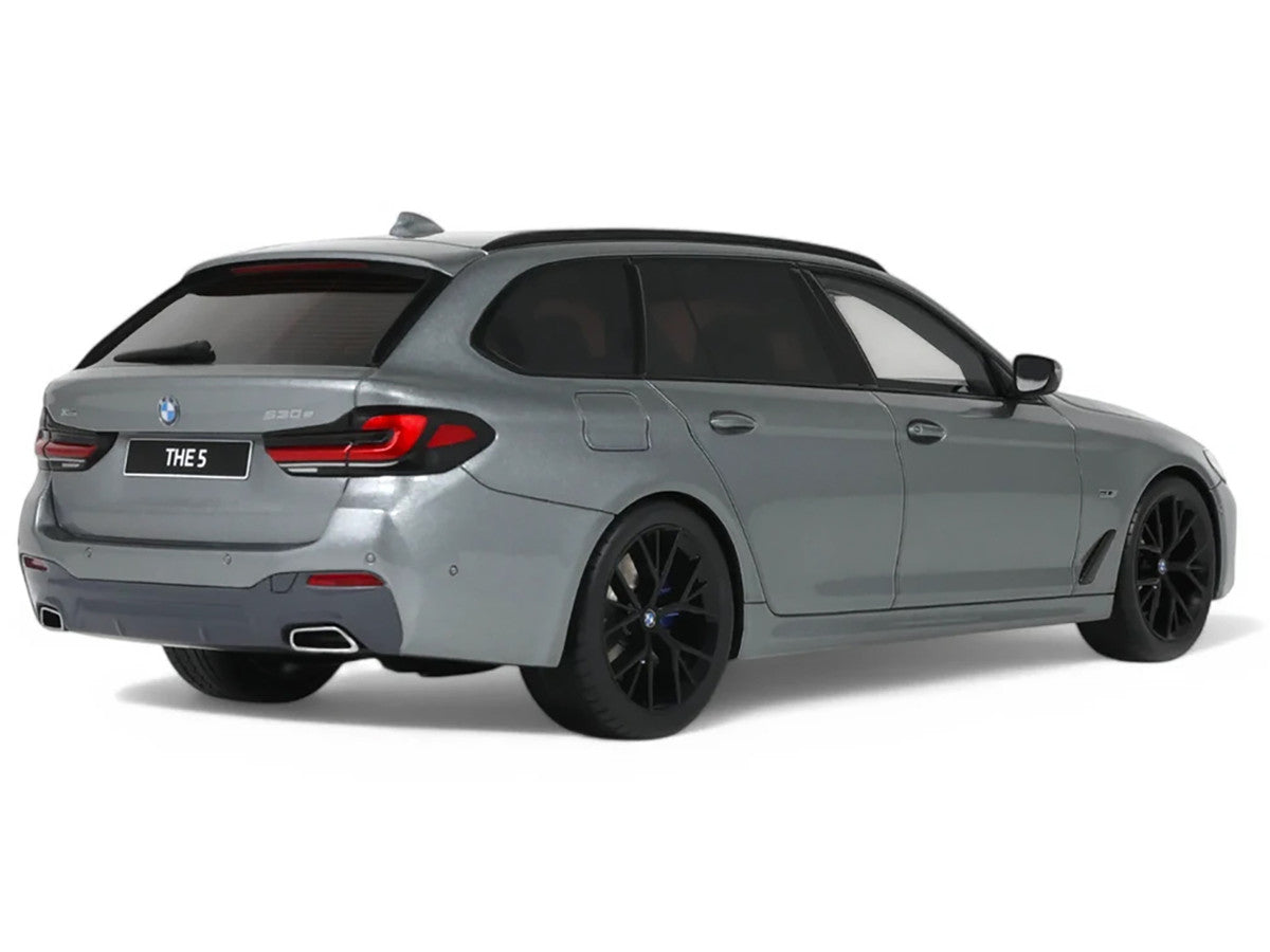 2023 BMW 530E XDrive M Silver Metallic 1/18 Model Car by GT Spirit LuxuryLifeWay Online Store
