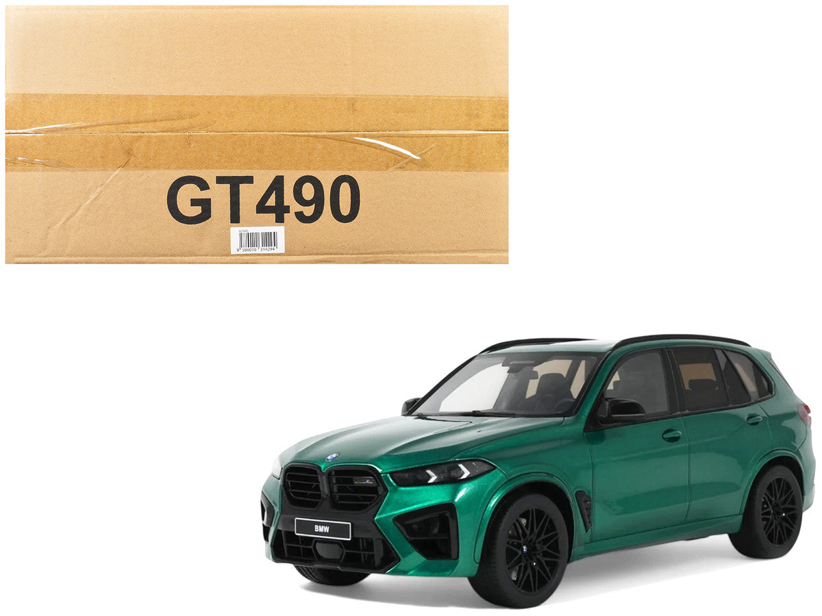 2023 BMW X5 M Competition Isle of Man Green Metallic 1/18 Model Car by GT Spirit LuxuryLifeWay Online Store