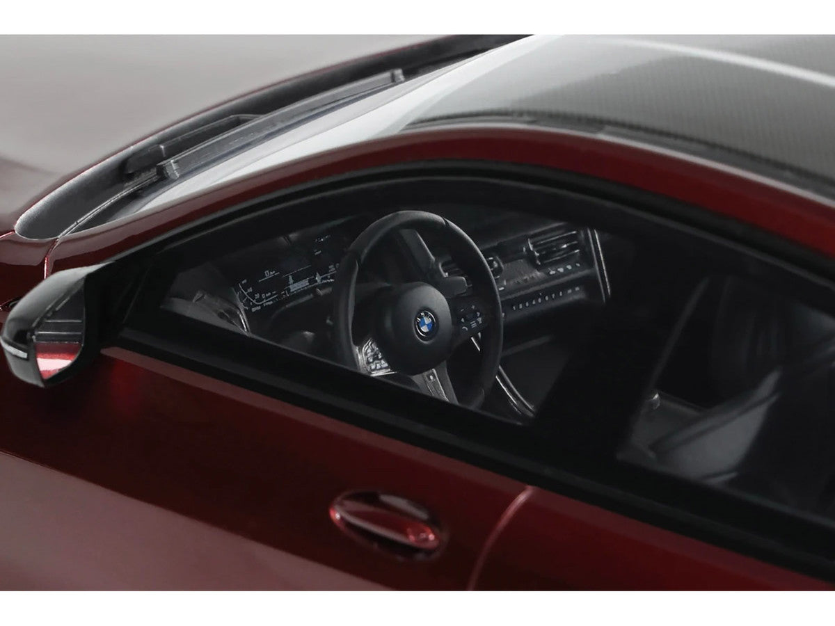 2023 BMW M850I xDrive M Performance Aventurine Red with Carbon Top 1/18 Model Car by GT Spirit LuxuryLifeWay Online Store