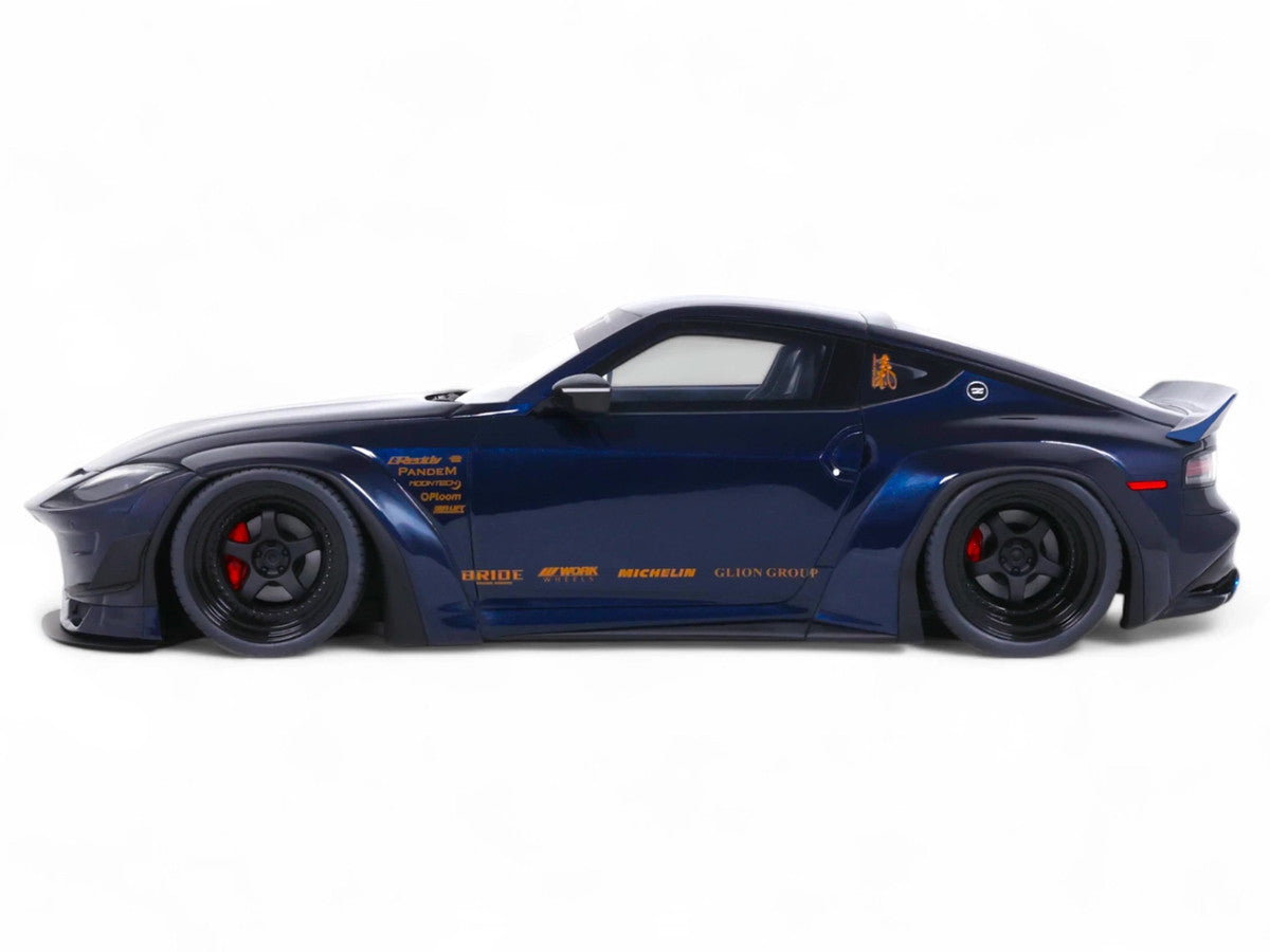 2023 Nissan 400Z by Pandem RHD (Right Hand Drive) Midnight Blue 1/18 Model Car by GT Spirit LuxuryLifeWay Online Store