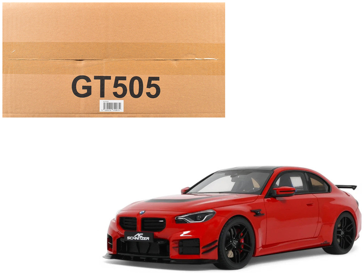 2023 AC Schnitzer ACS2 Sport (BMW M2) Toronto Red with Black Top 1/18 Model Car by GT Spirit LuxuryLifeWay Online Store