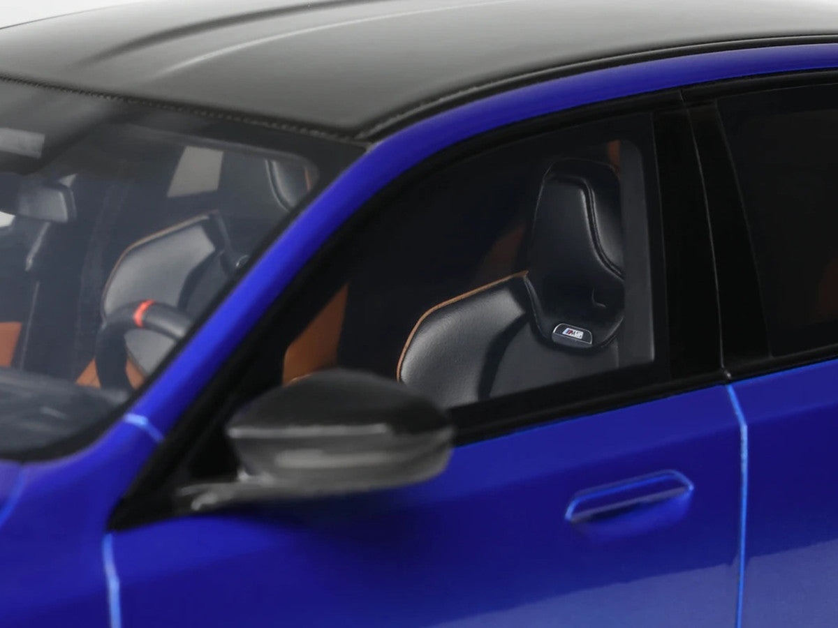 2024 BMW M5 (G90) Marina Bay Blue Metallic with Black Top 1/18 Model Car by GT Spirit LuxuryLifeWay Online Store