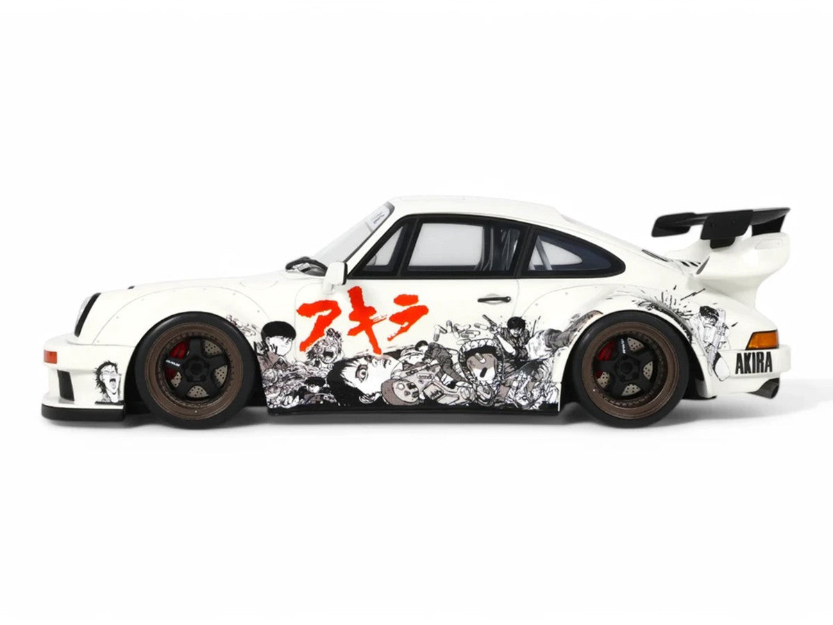 2024 RWB Akira White with Graphics "Akira" (1988) Movie 1/18 Model Car by GT Spirit LuxuryLifeWay Online Store