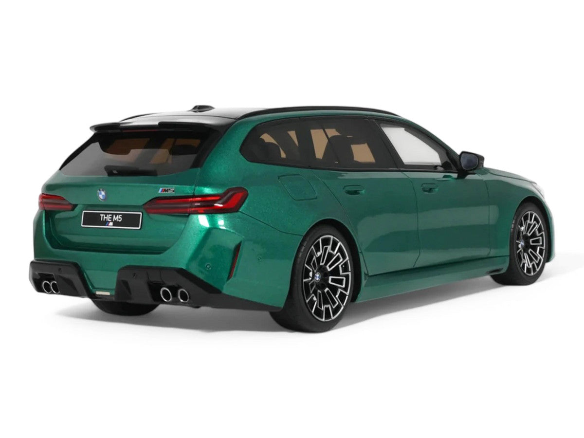 2024 BMW M5 Touring (G99) Isle of Man Green Metallic with Black Top 1/18 Model Car by GT Spirit LuxuryLifeWay Online Store