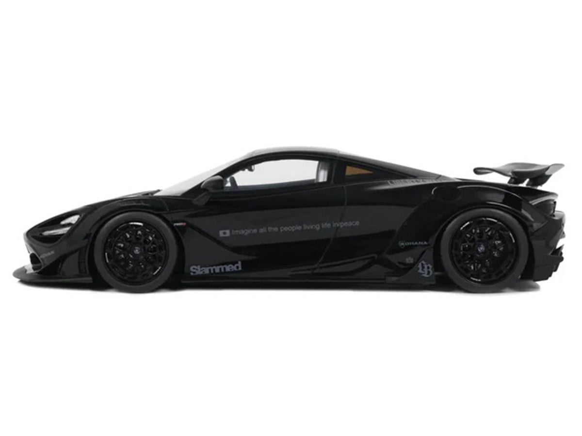 2023 McLaren 720S "LB-Works - Liberty Walk" Black 1/18 Model Car by GT Spirit LuxuryLifeWay Online Store