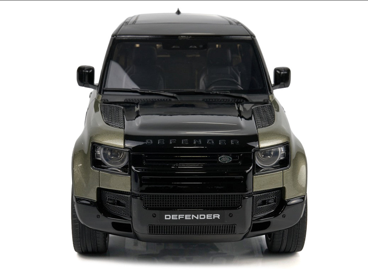 2021 Land Rover Defender 90 P400 X-Dynamic HSE Pangea Green Metallic 1/18 Model Car by GT Spirit LuxuryLifeWay Online Store