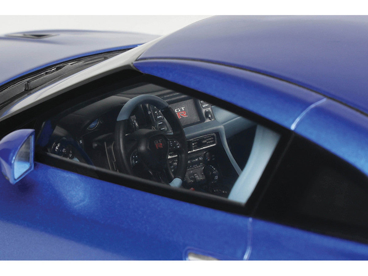 2024 Nissan GT-R Skyline Edition Bayside Blue Metallic 1/18 Model Car by GT Spirit LuxuryLifeWay Online Store