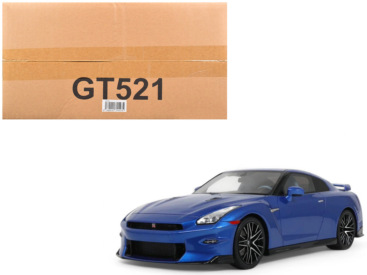 2024 Nissan GT-R Skyline Edition Bayside Blue Metallic 1/18 Model Car by GT Spirit LuxuryLifeWay Online Store
