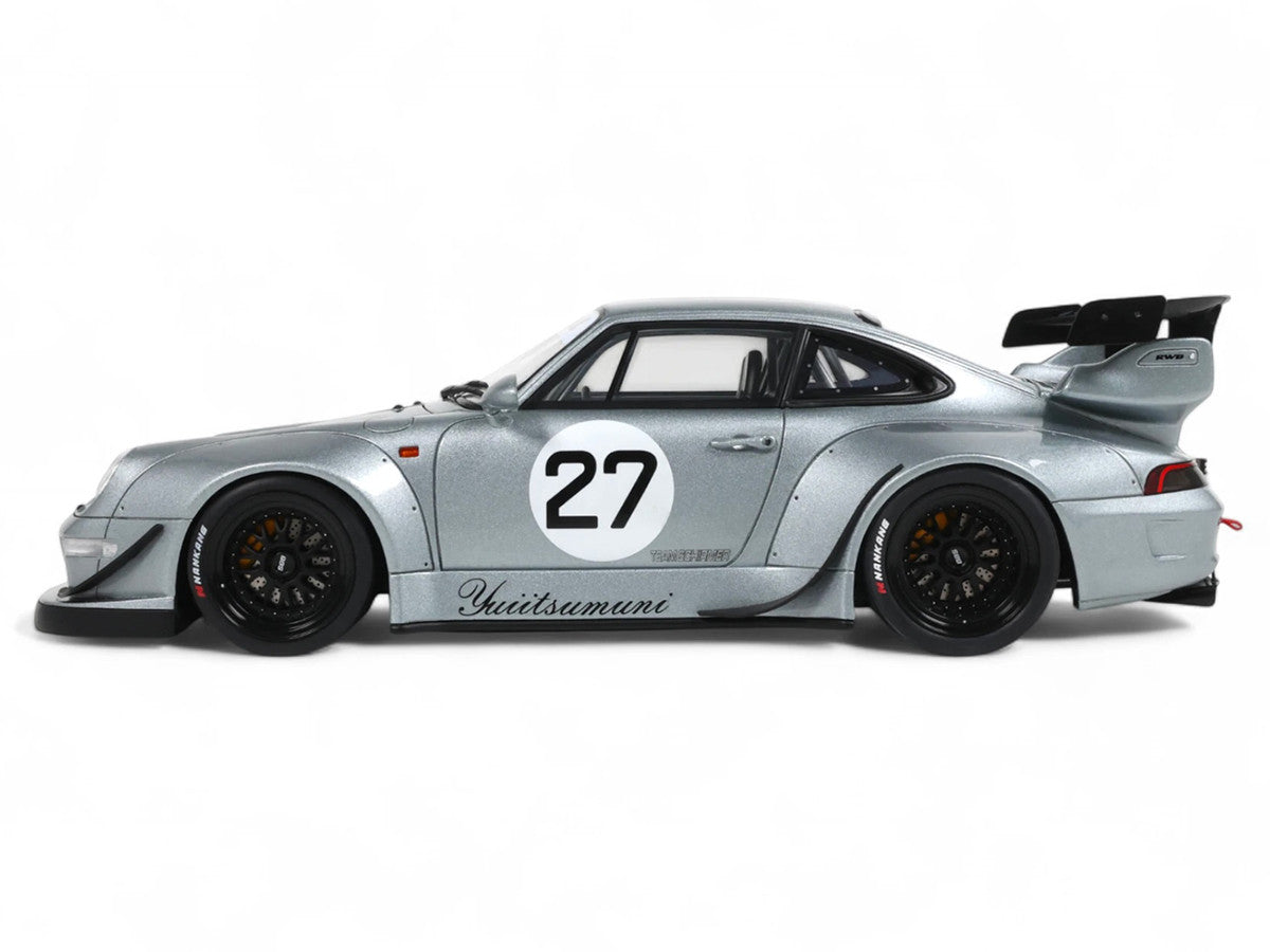 2024 RWB Yuiitsumuni #27 Silver Metallic 1/18 Model Car by GT Spirit LuxuryLifeWay Online Store