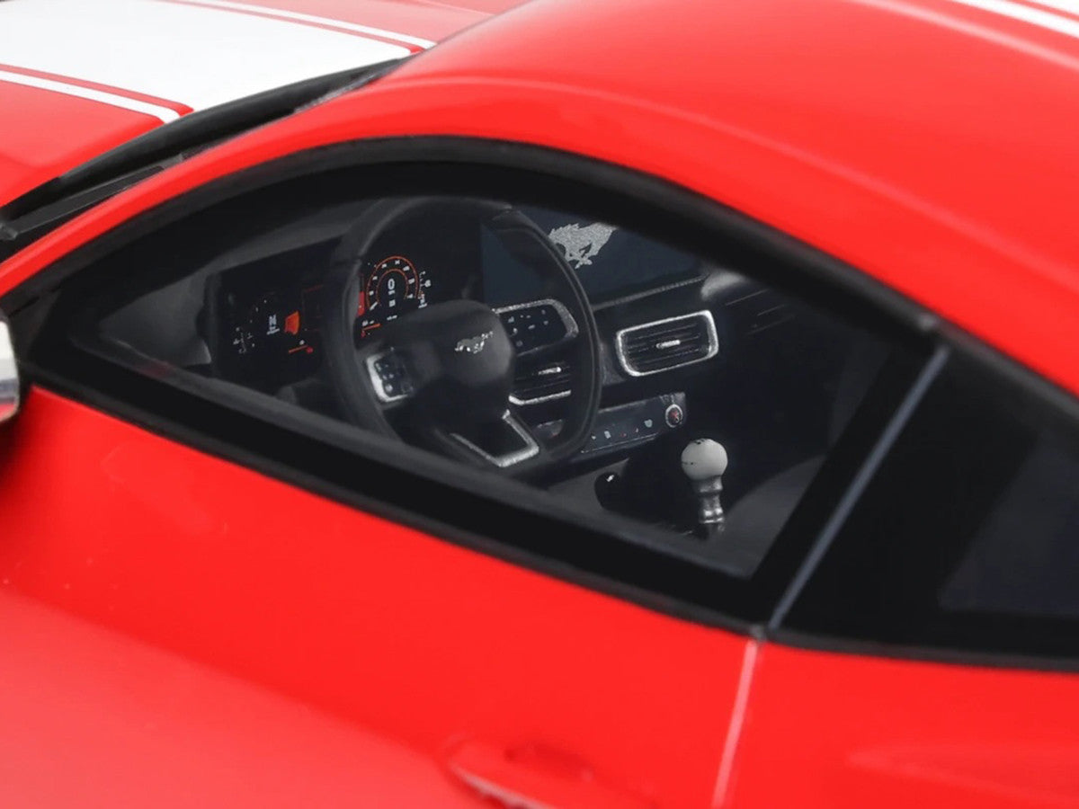 2025 Shelby Mustang Supersnake Race Red with White Stripes 1/18 Model Car by GT Spirit LuxuryLifeWay Online Store