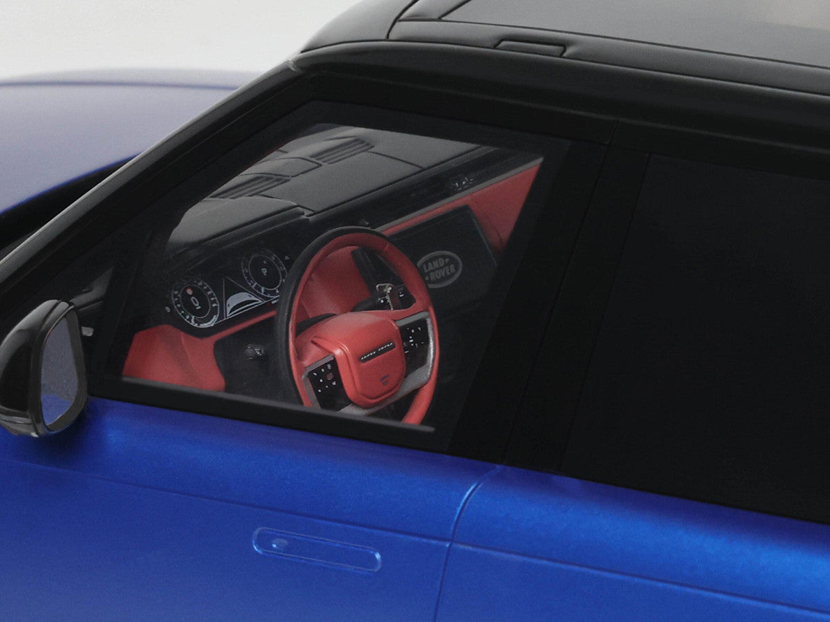 2024 Range Rover P615 SV Blue Metallic with Black Top 1/18 Model Car by GT Spirit LuxuryLifeWay Online Store