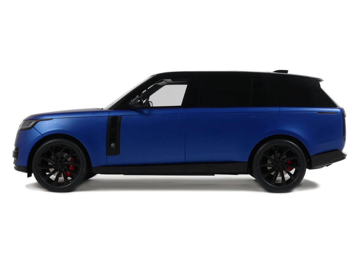 2024 Range Rover P615 SV Blue Metallic with Black Top 1/18 Model Car by GT Spirit LuxuryLifeWay Online Store