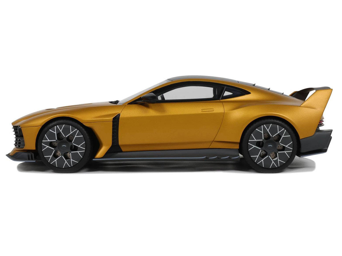 2024 Aston Martin Valiant Auric Gold Metallic with Black Top 1/18 Model Car by GT Spirit LuxuryLifeWay Online Store
