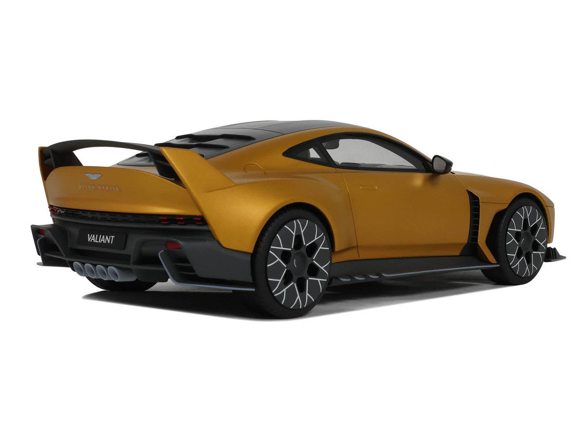 2024 Aston Martin Valiant Auric Gold Metallic with Black Top 1/18 Model Car by GT Spirit LuxuryLifeWay Online Store