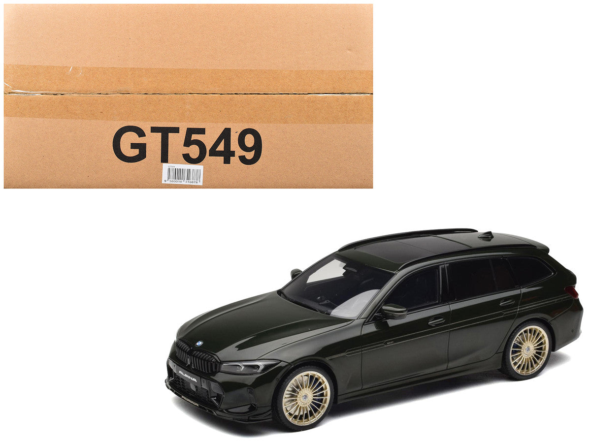 2025 BMW Alpina B3 GT Touring Green Metallic 1/18 Model Car by GT Spirit LuxuryLifeWay Online Store