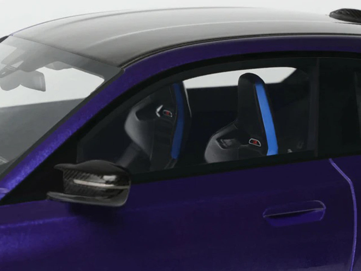 2025 BMW M2 CS Blue Metallic with Black Top 1/18 Model Car by GT Spirit LuxuryLifeWay Online Store