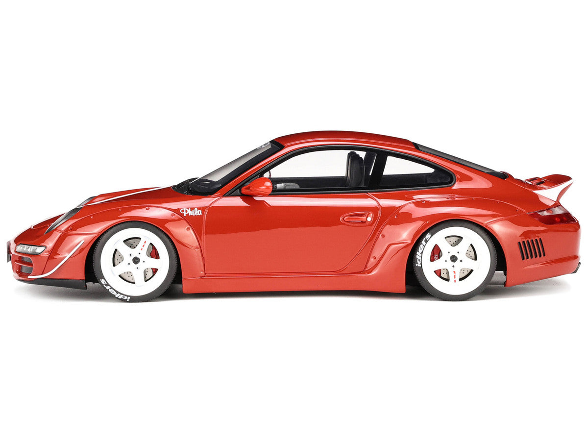 2021 Porsche 911 RWB "AKA Phila" Red 1/18 Model Car by GT Spirit LuxuryLifeWay Online Store