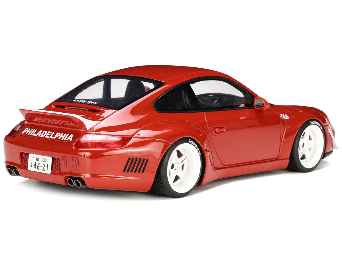 2021 Porsche 911 RWB "AKA Phila" Red 1/18 Model Car by GT Spirit LuxuryLifeWay Online Store