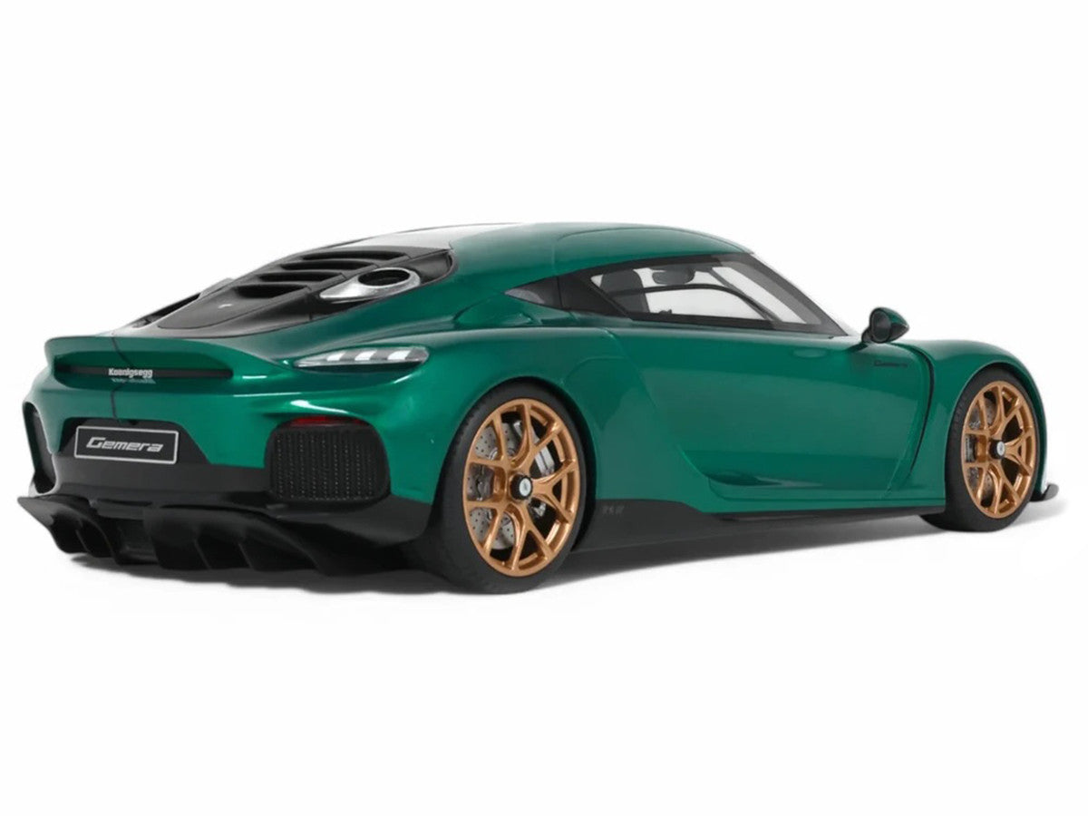 2024 Koenigsegg Gemera Racing Green Metallic 1/18 Model Car by GT Spirit LuxuryLifeWay Online Store