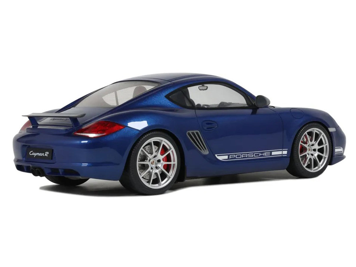 2012 Porsche Cayman R Aqua Blue Metallic 1/18 Model Car by GT Spirit LuxuryLifeWay Online Store