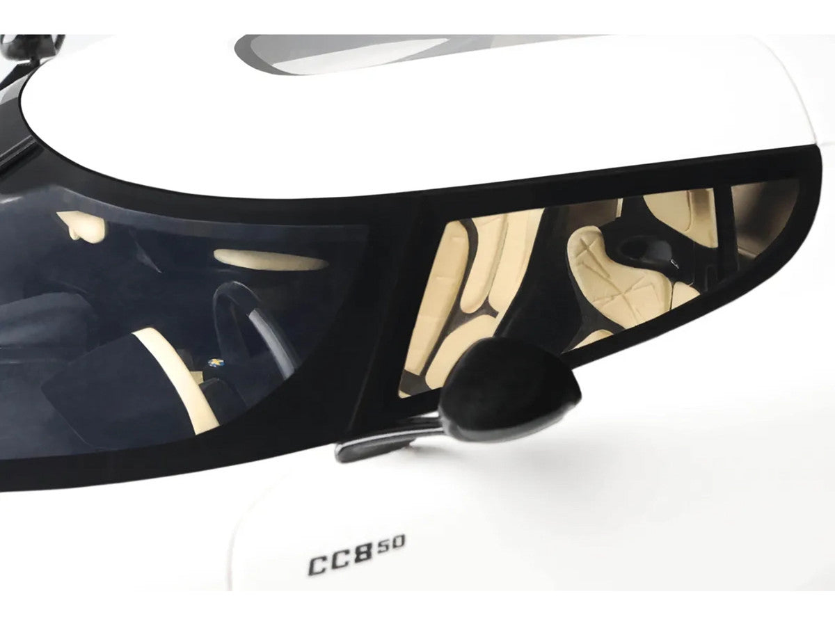 2024 Koenigsegg CC850 Crystal White 1/18 Model Car by GT Spirit LuxuryLifeWay Online Store