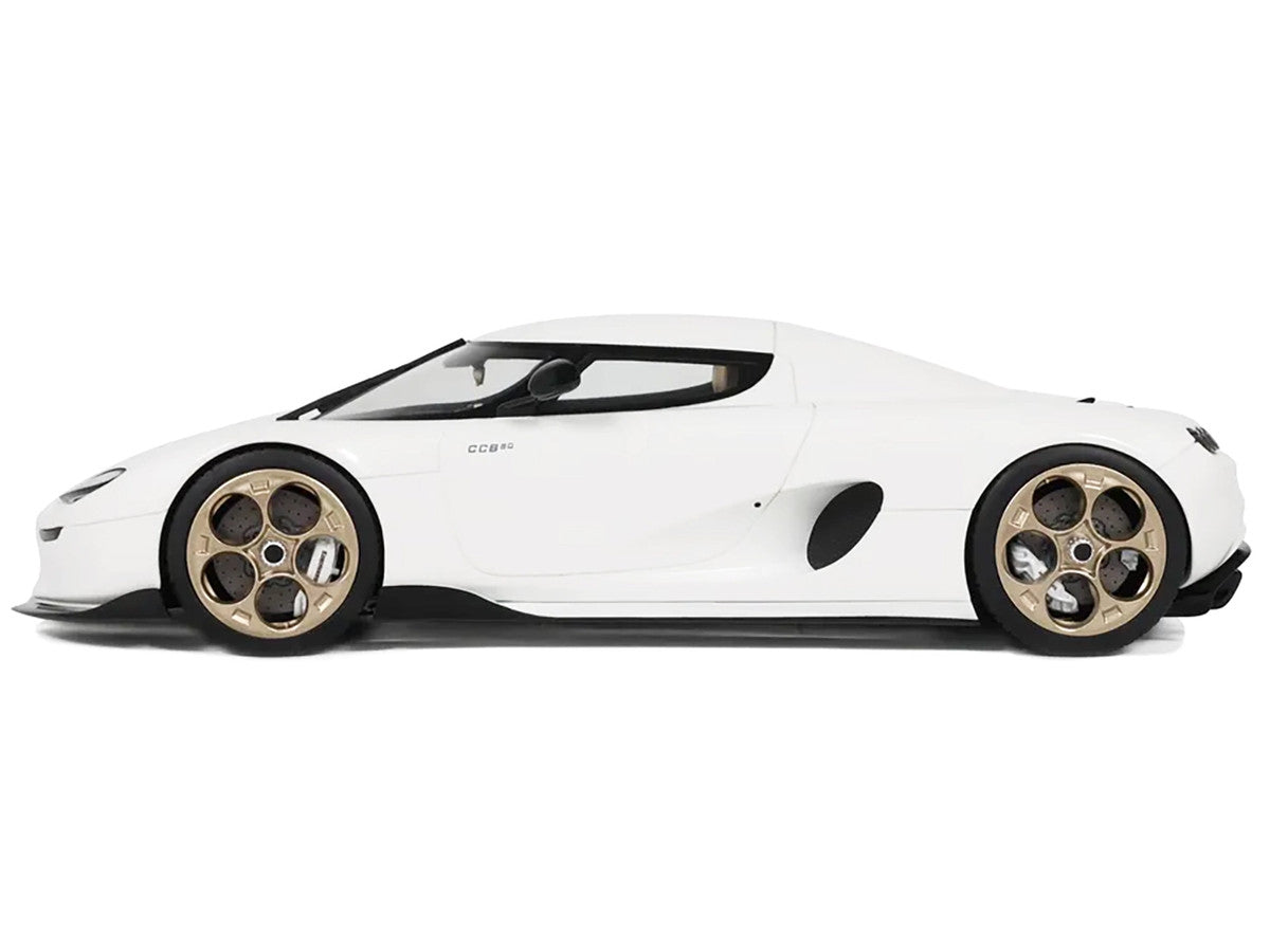 2024 Koenigsegg CC850 Crystal White 1/18 Model Car by GT Spirit LuxuryLifeWay Online Store
