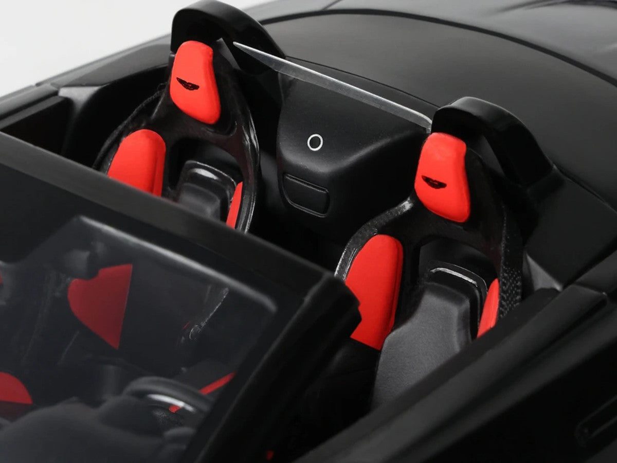 2023 Aston Martin V12 Vantage Roadster Onyx Black 1/18 Model Car by GT Spirit LuxuryLifeWay Online Store