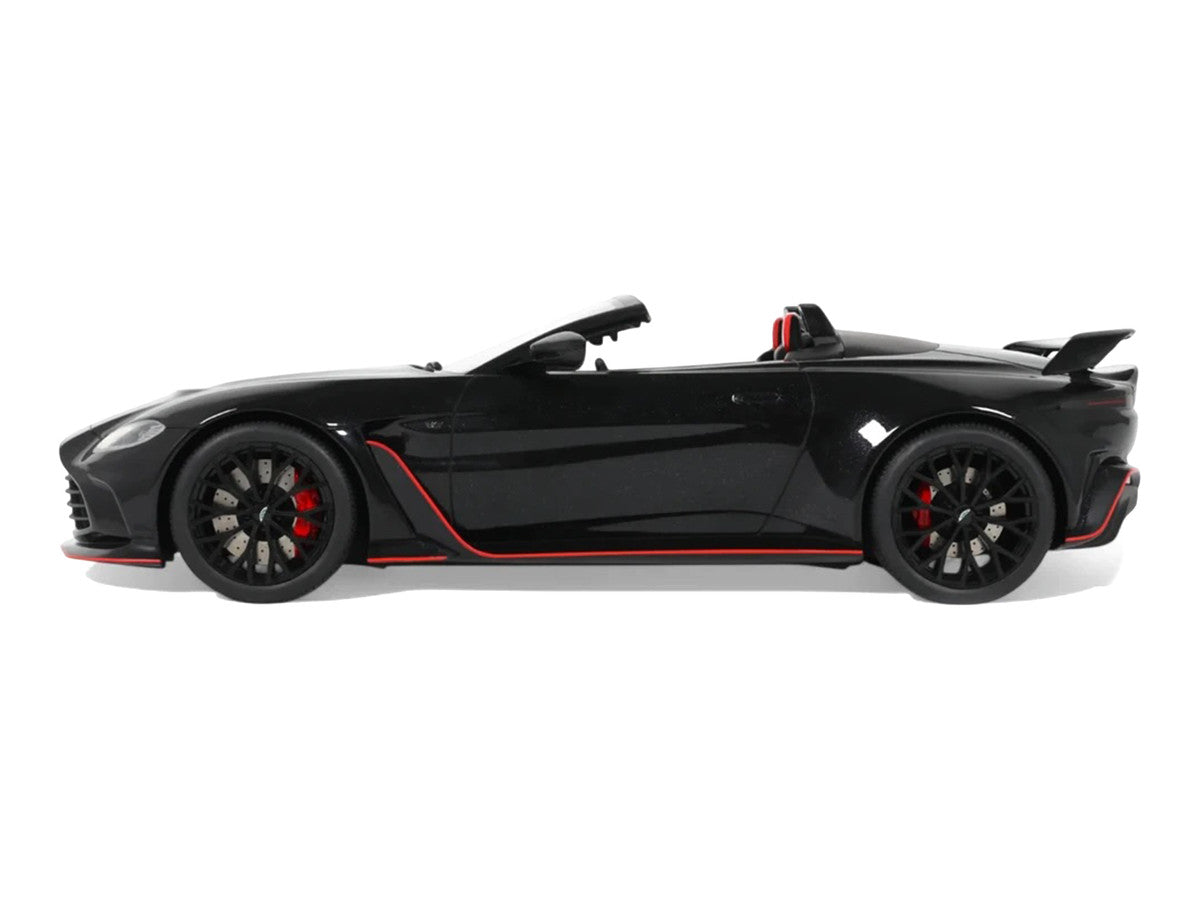 2023 Aston Martin V12 Vantage Roadster Onyx Black 1/18 Model Car by GT Spirit LuxuryLifeWay Online Store