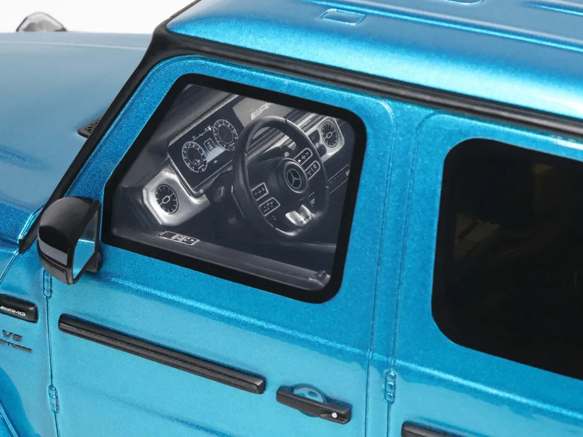 2024 Mercedes-Benz G 63 AMG Hyper Blue Magno Metallic 1/18 Model Car by GT Spirit LuxuryLifeWay Online Store