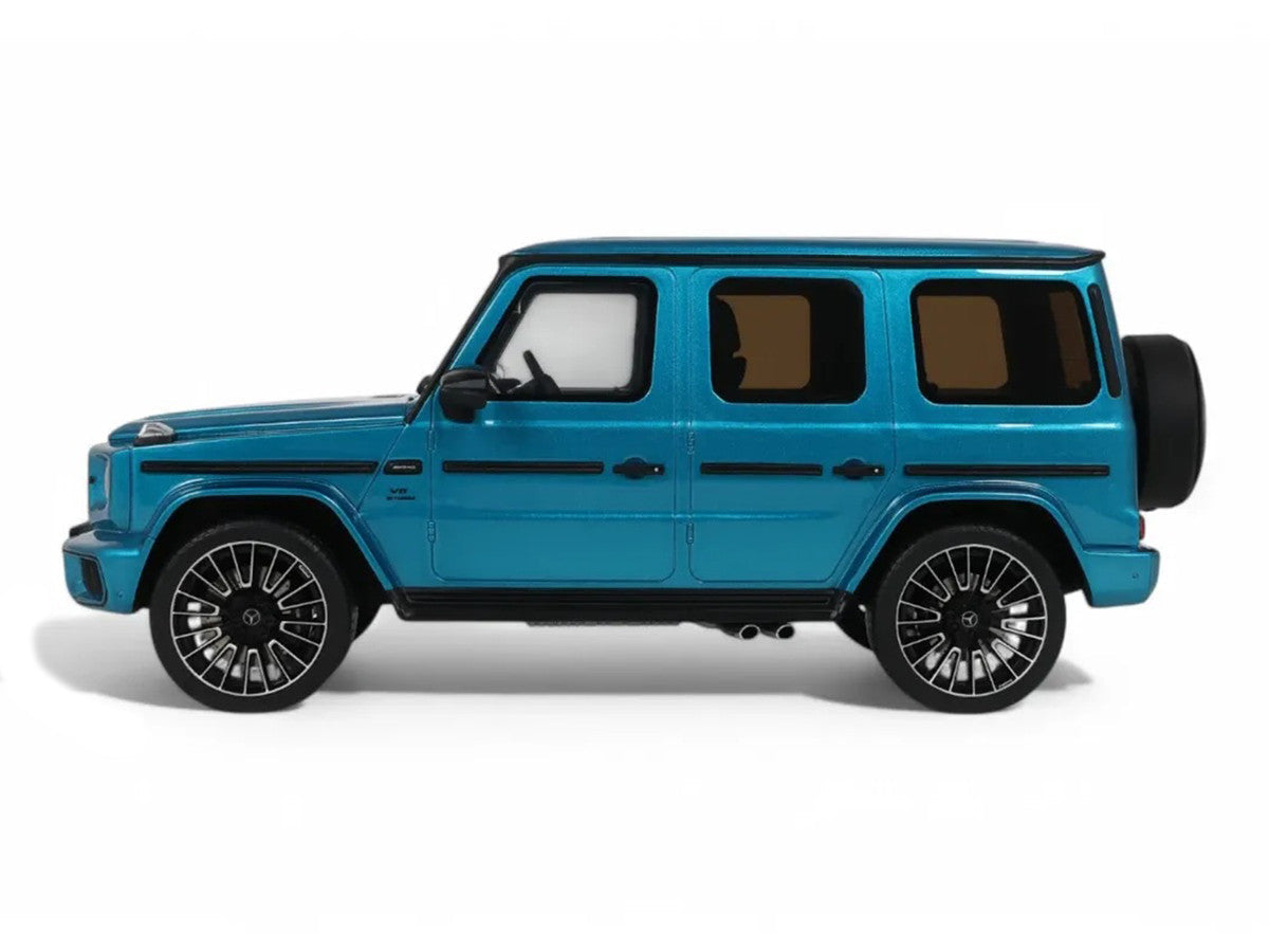 2024 Mercedes-Benz G 63 AMG Hyper Blue Magno Metallic 1/18 Model Car by GT Spirit LuxuryLifeWay Online Store
