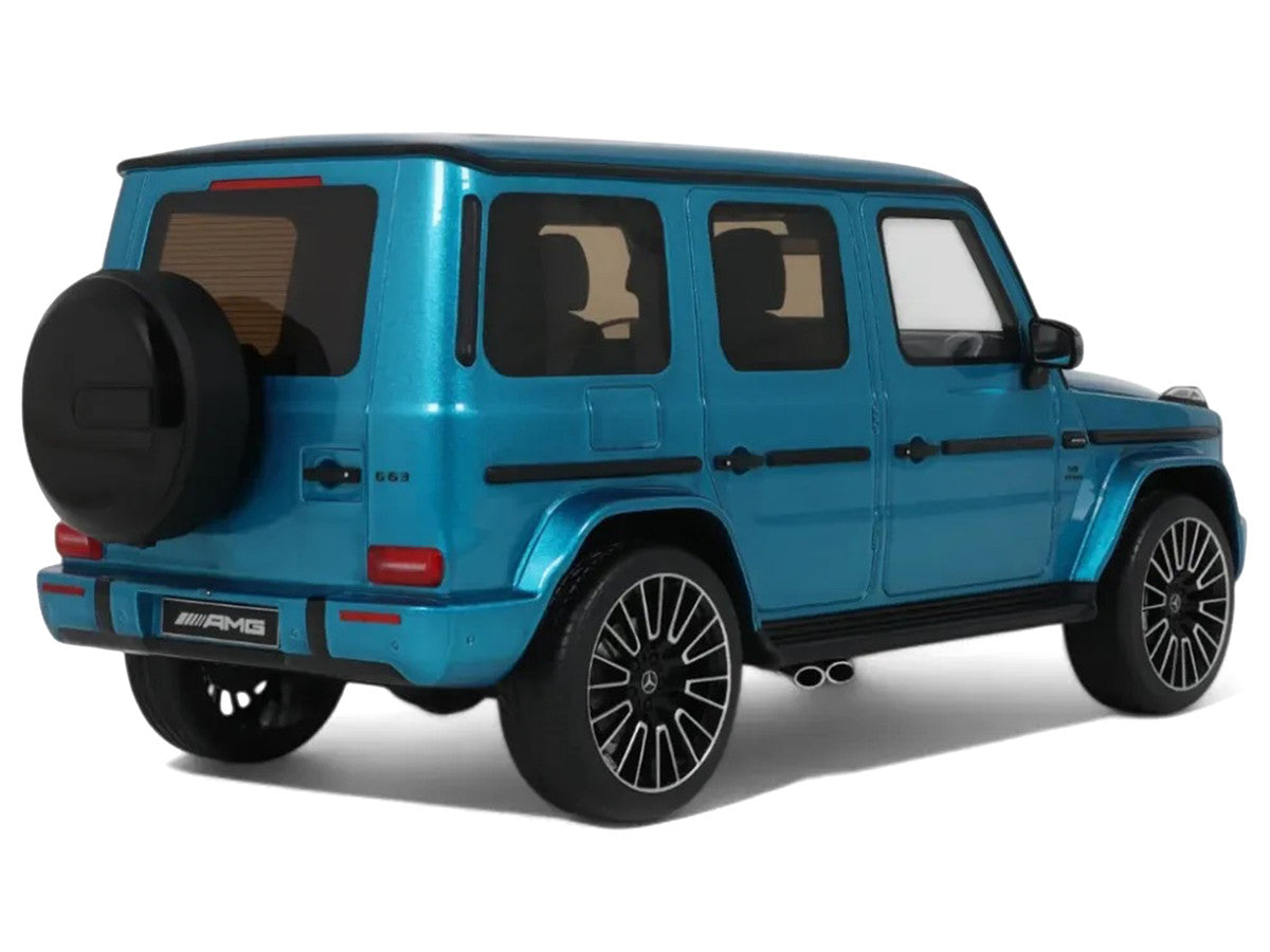 2024 Mercedes-Benz G 63 AMG Hyper Blue Magno Metallic 1/18 Model Car by GT Spirit LuxuryLifeWay Online Store