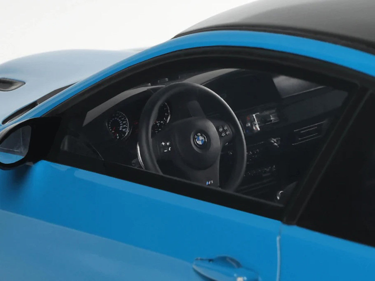 2007 BMW M3 E92 Blue Metallic with Black Top 1/18 Model Car by GT Spirit LuxuryLifeWay Online Store