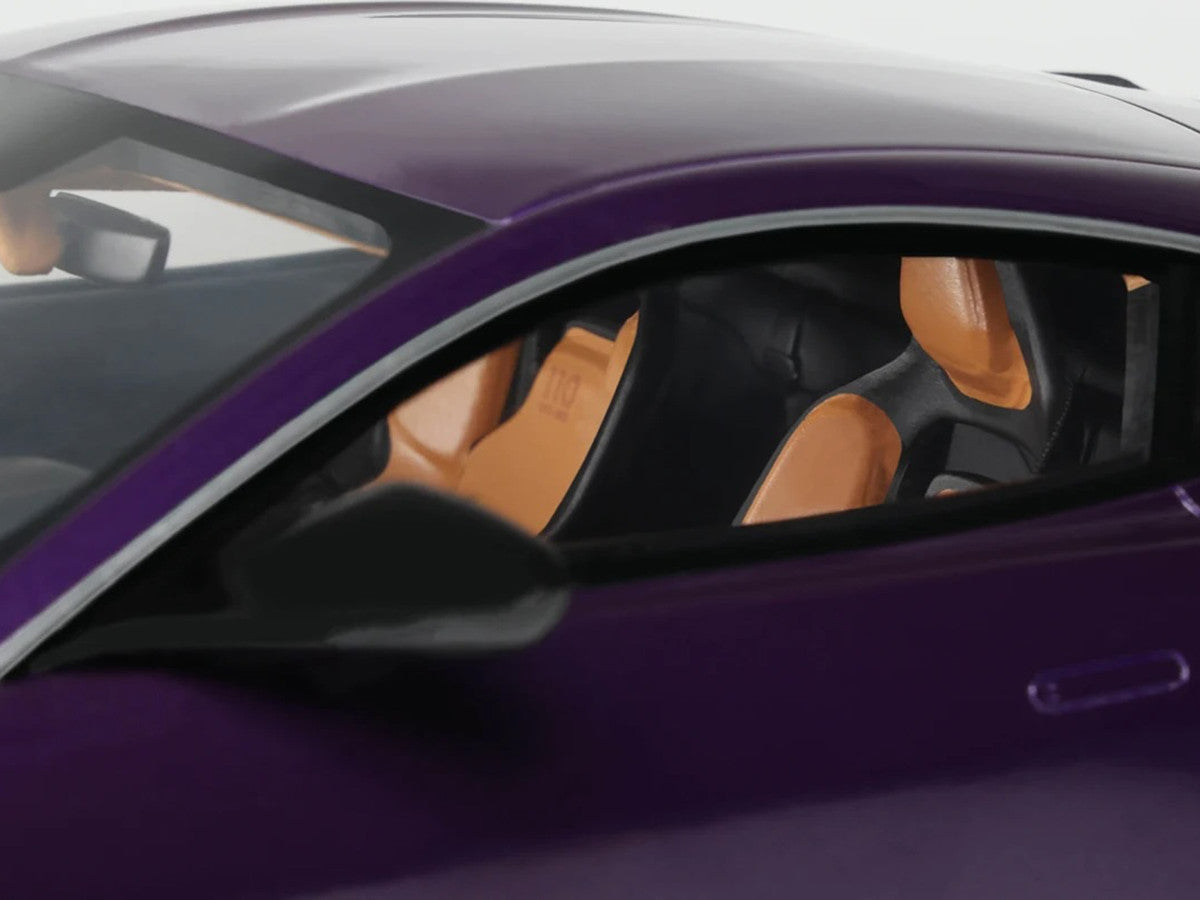2023 Aston Martin Valour Purple Metallic 1/18 Model Car by GT Spirit LuxuryLifeWay Online Store