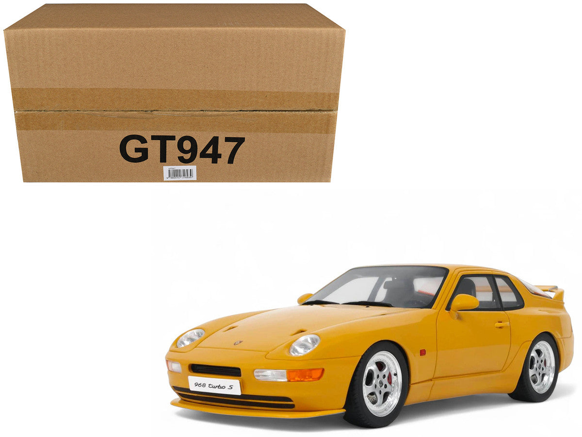 1993 Porsche 968 Turbo S Yellow 1/18 Model Car by GT Spirit LuxuryLifeWay Online Store