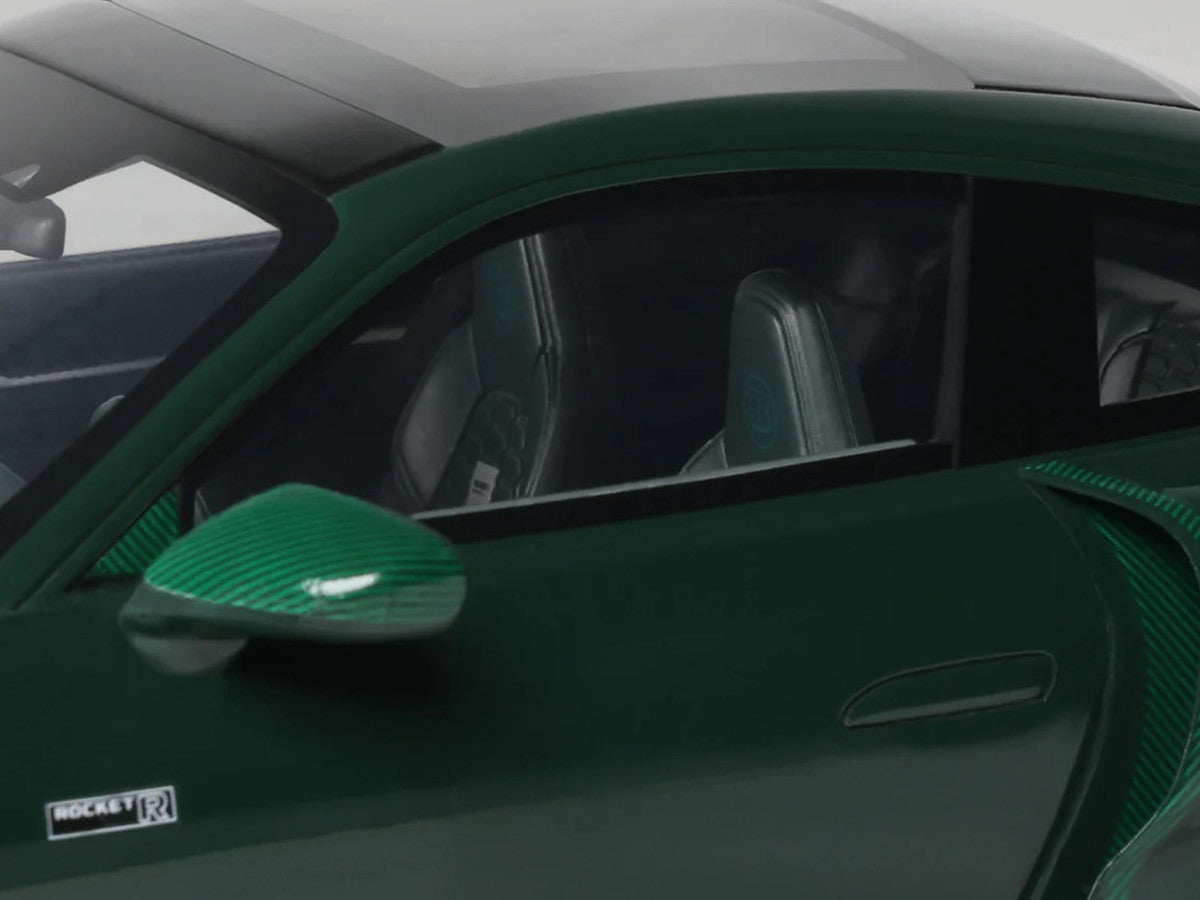 2024 Brabus 900 Rocket-R Green Metallic with Green Carbon Hood 1/18 Model Car by GT Spirit LuxuryLifeWay Online Store