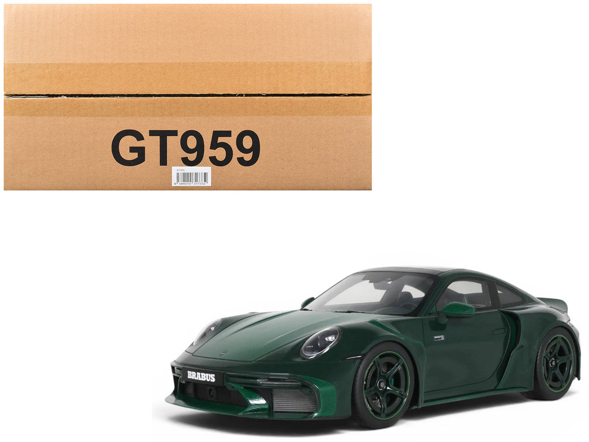 2024 Brabus 900 Rocket-R Green Metallic with Green Carbon Hood 1/18 Model Car by GT Spirit LuxuryLifeWay Online Store