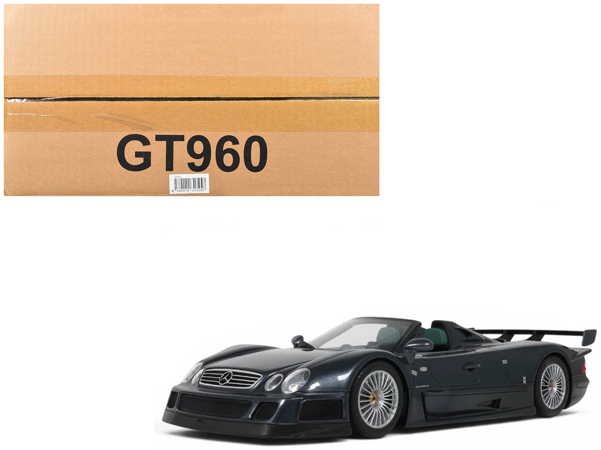 1999 Mercedes-Benz AMG CLK-GTR Roadster Gray Metallic 1/18 Model Car by GT Spirit LuxuryLifeWay Online Store